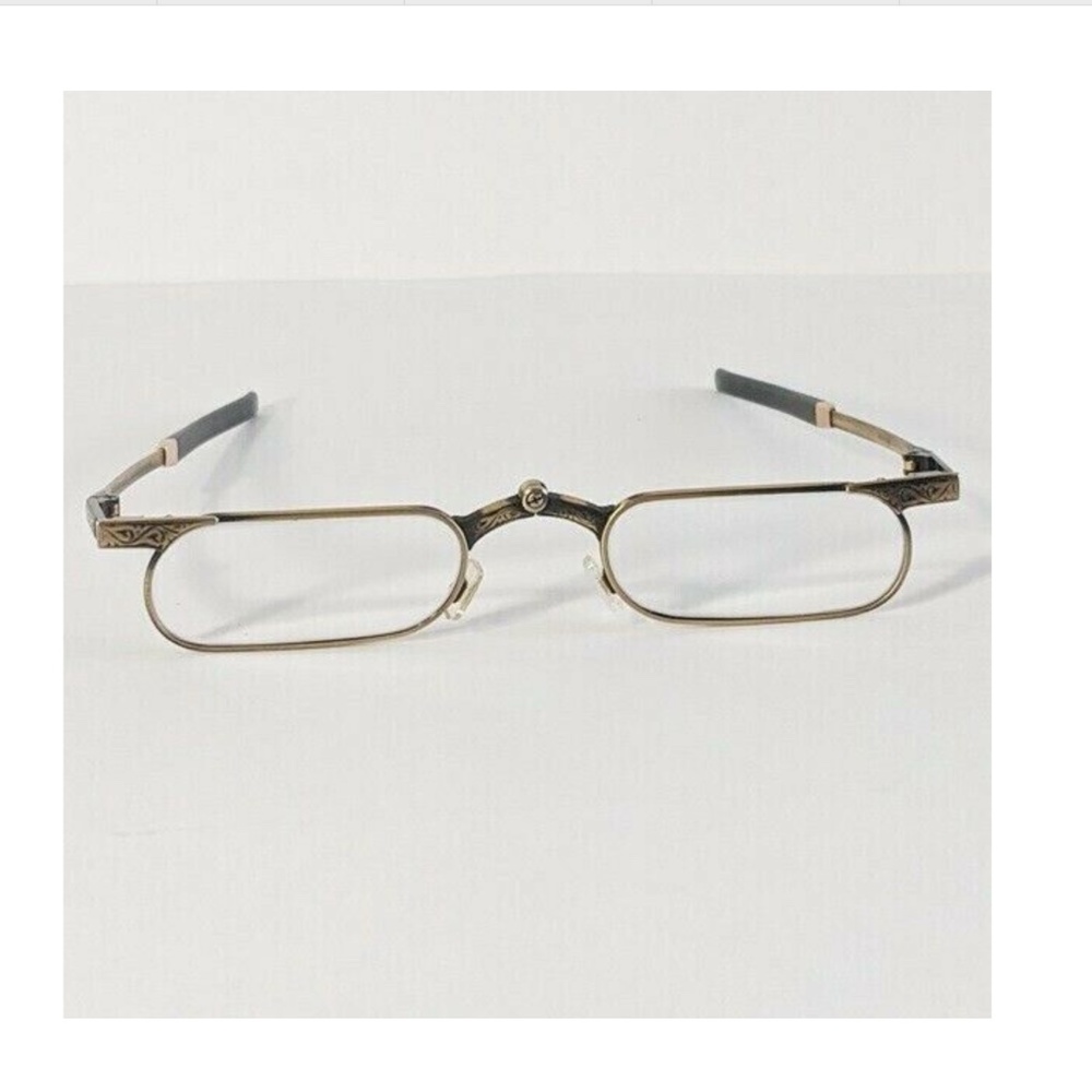 Beau Monde 'Montgomery' Rectangle Folding Eyeglasses Frames Made Japan Vintage